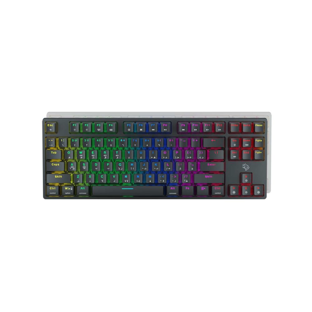 Porodo Gaming 3in1 Wireless Mechanical Keyboard TKL Gateron Switch