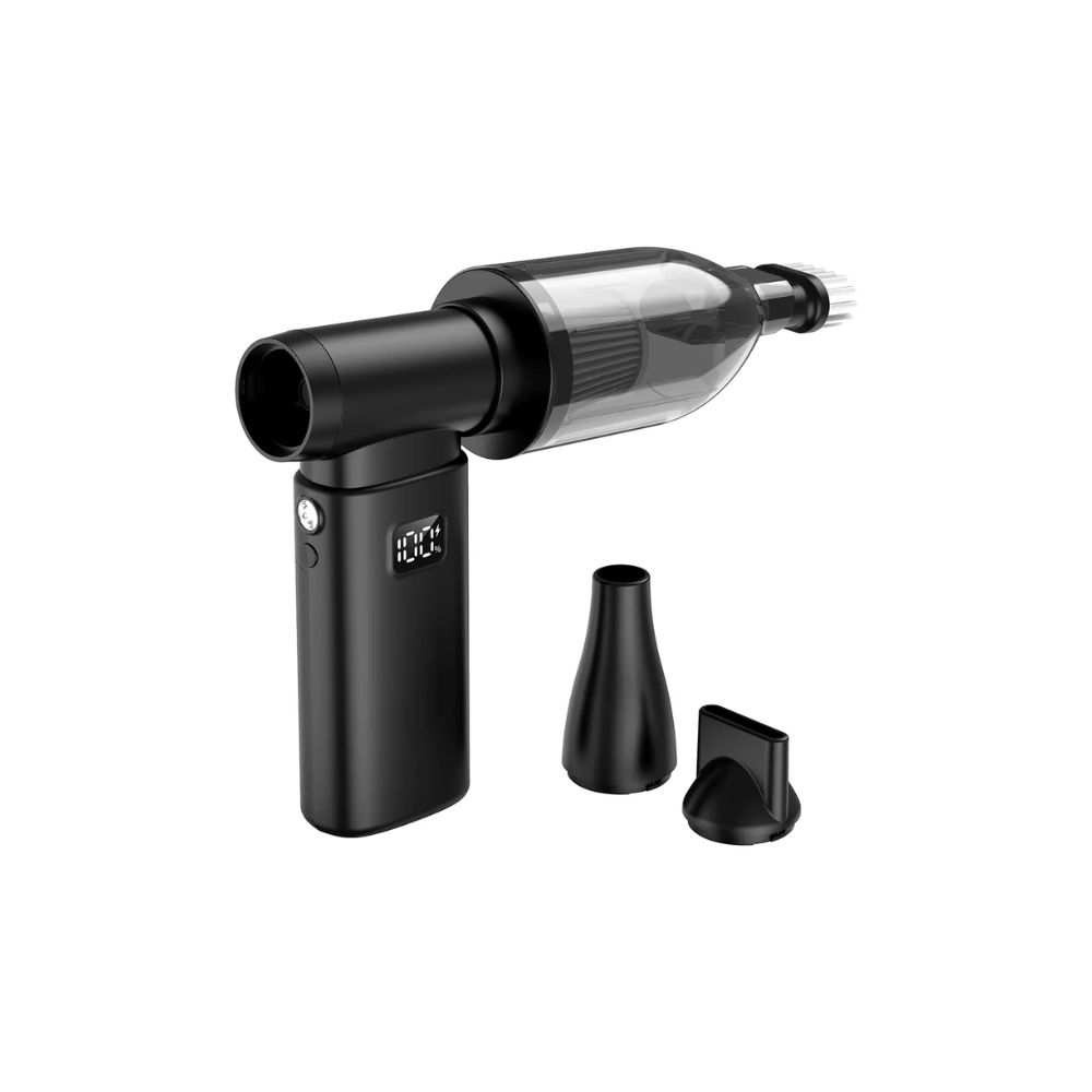 Porodo Lifestyle 2-in-1 Handheld Vacuum & Air Duster – Black
