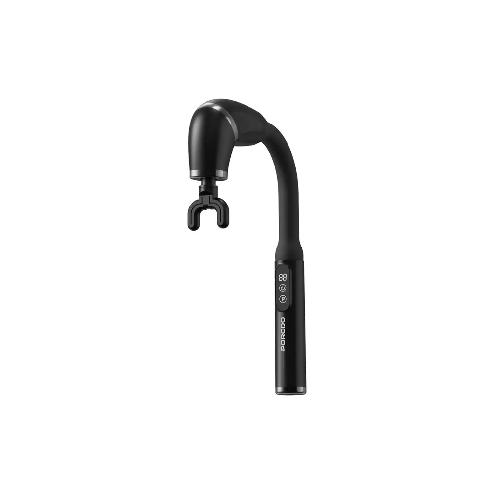 Porodo Lifestyle U-Shaped Handle 4-Head Deep Massager – Black