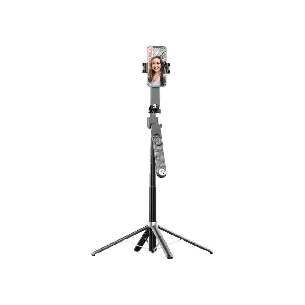Porodo Selfie Stick Pro X with 360 AI Tracking