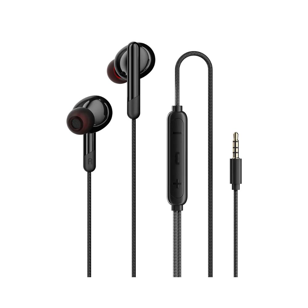 Porodo Soundtec Stereo Bass 3.5mm Wired Earphones