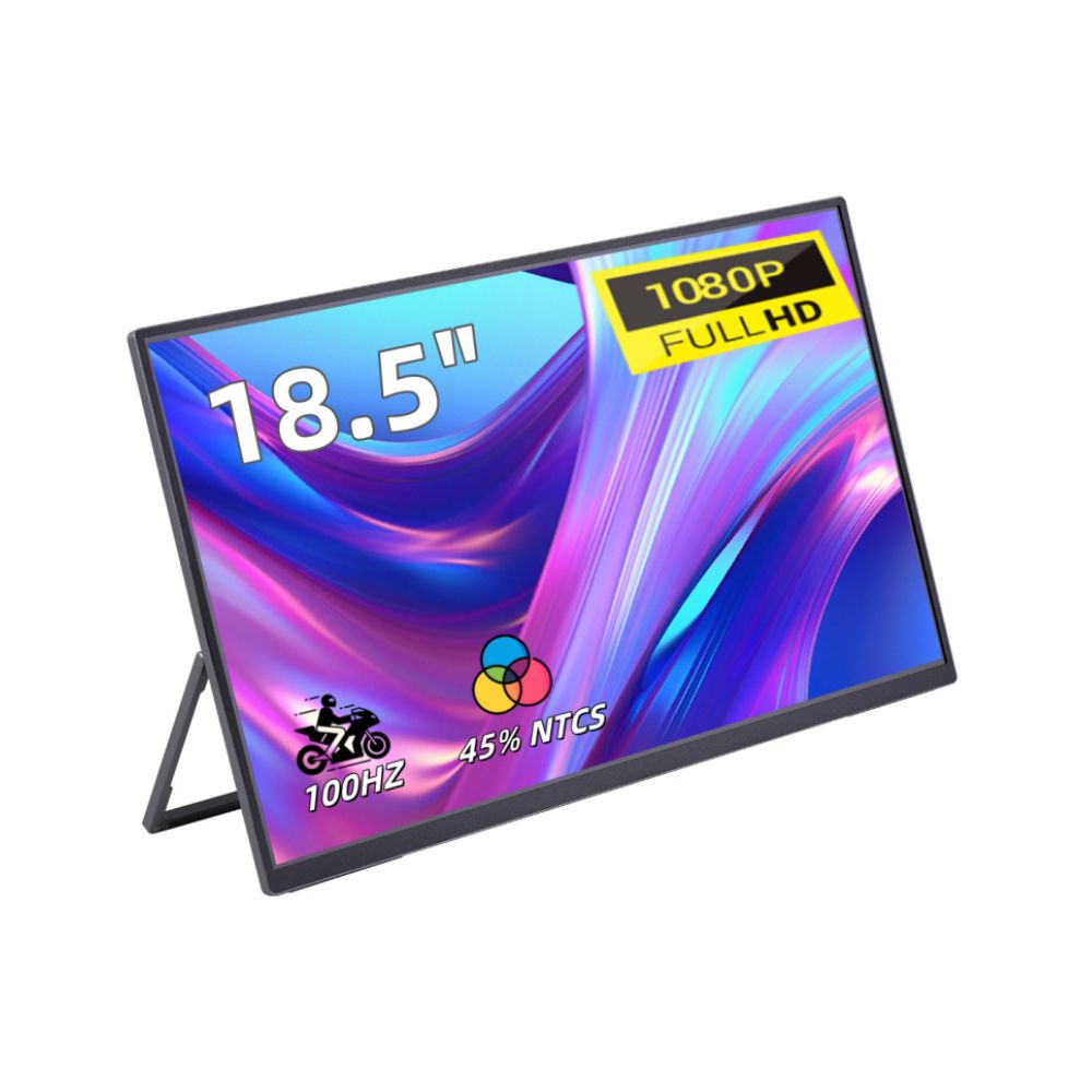 Portable Screen PS185, 18.5-inch FHD IPS Panel, 100Hz, USB C and Mini HDMI, Ultra-Slim