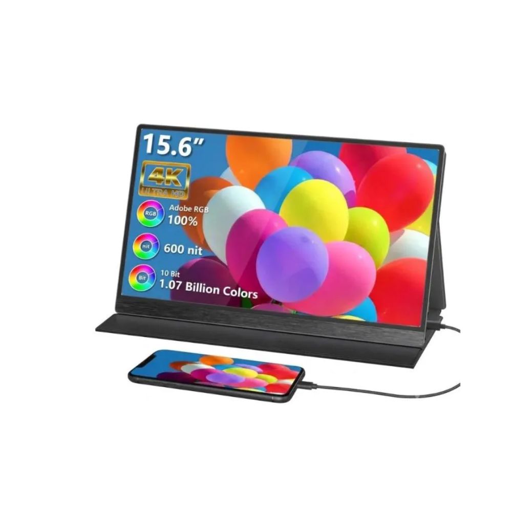Portable Screen S26AC, 15.6-inch 4K Ultra-HD, USB C and Mini HDMI