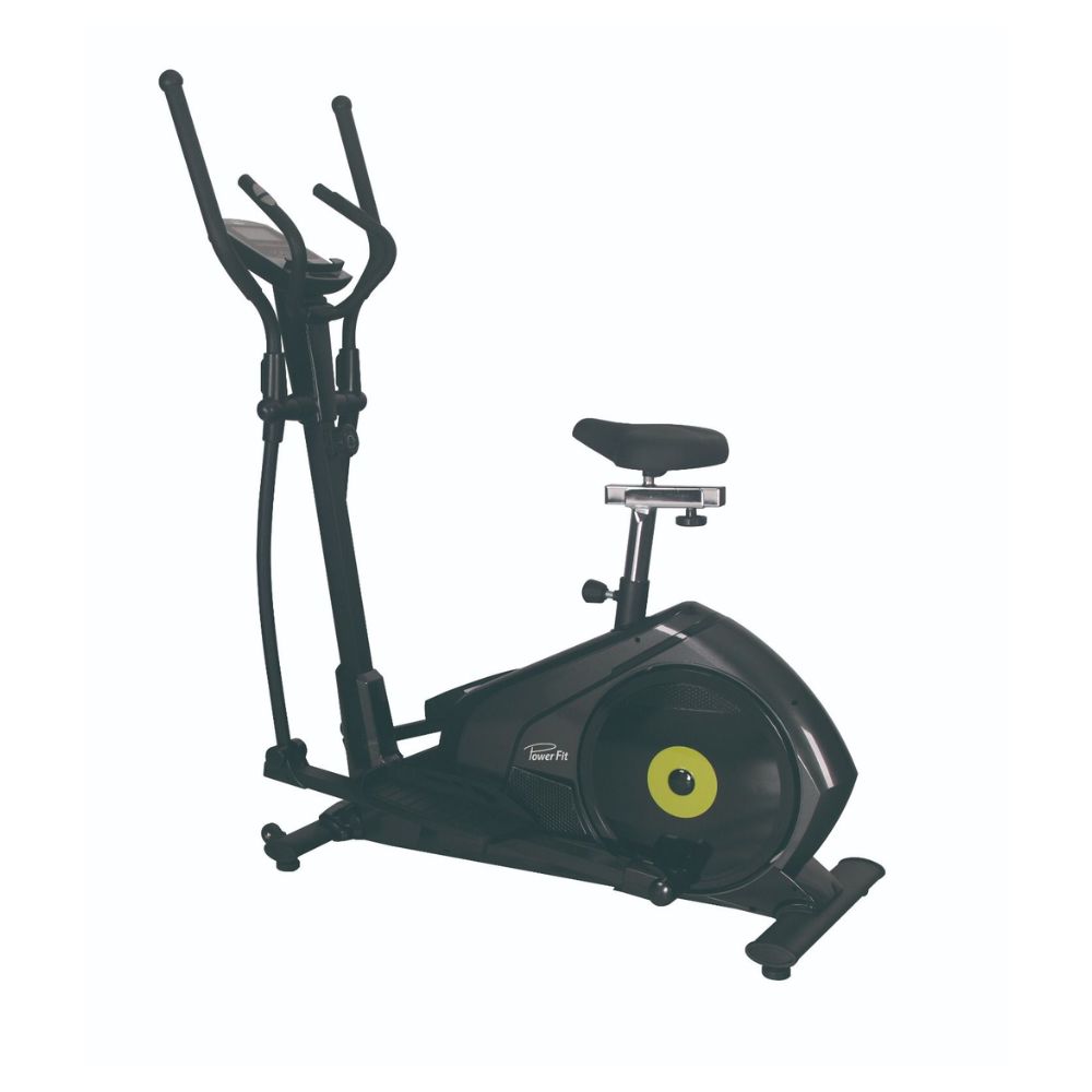 PowerFit Elliptical Cross Trainer – Green Edition – Adjustable Seat – 130 kg Capacity