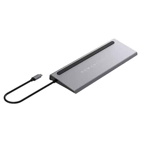 Powerology 11in1 Multi-Display USB-C Hub & Laptop Stand – Grey