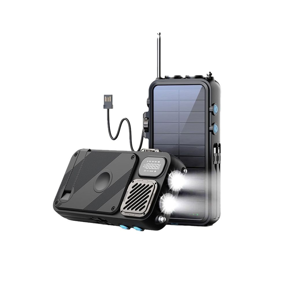Powerology 16000mAh Solar Power Bank