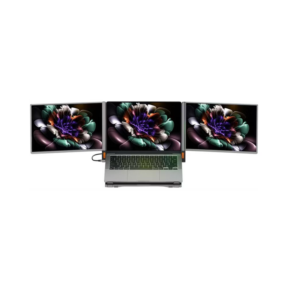 Powerology Dual Portable Docking 14″ FHD – Business Monitor