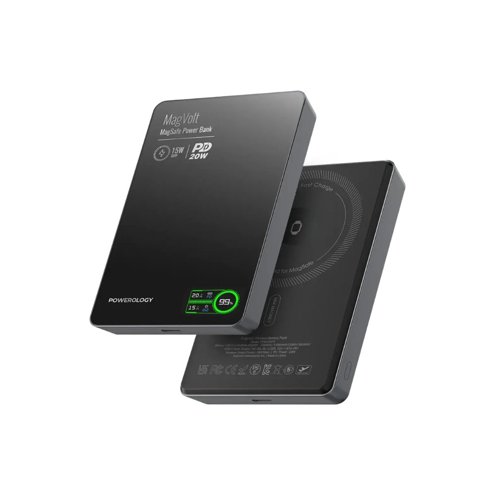 Powerology MagVolt 10000mAh Magnetic Power Bank