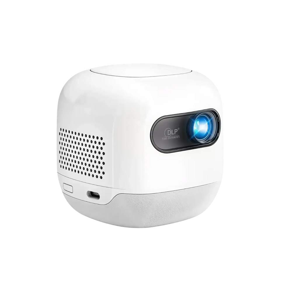 Powerology Mini Beam Portable Projector – White