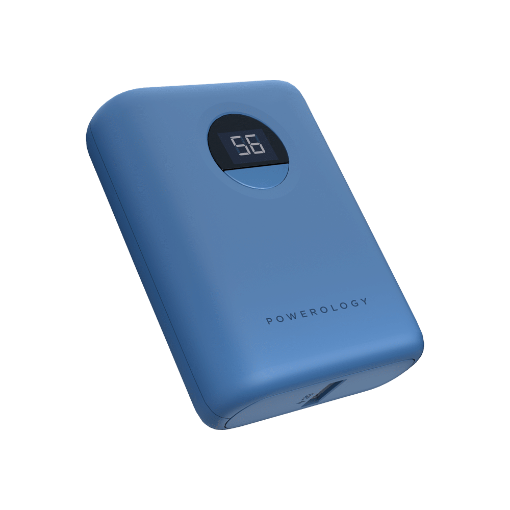 Powerology Ultra-Compact Power Bank 10000mAh PD 20W – Black\Blue\White