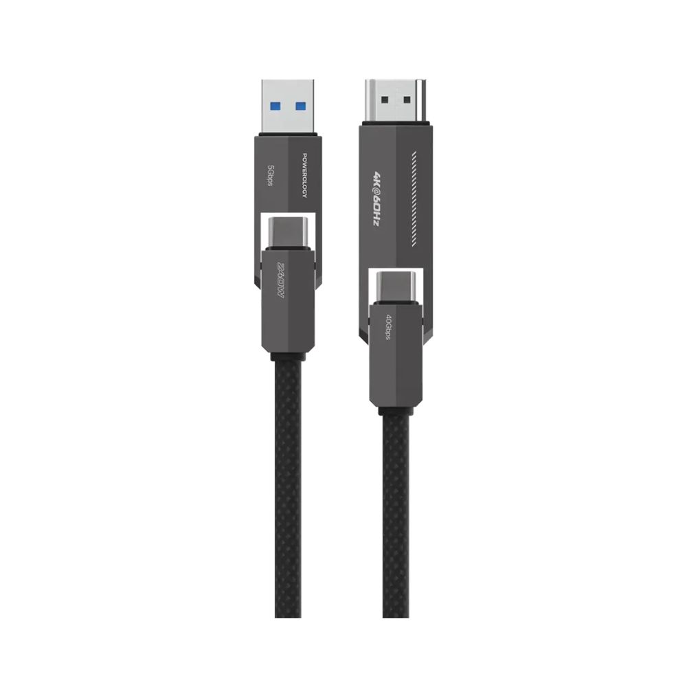 Powerology Vion 4-In-1 Charging & Data Transfer Cable