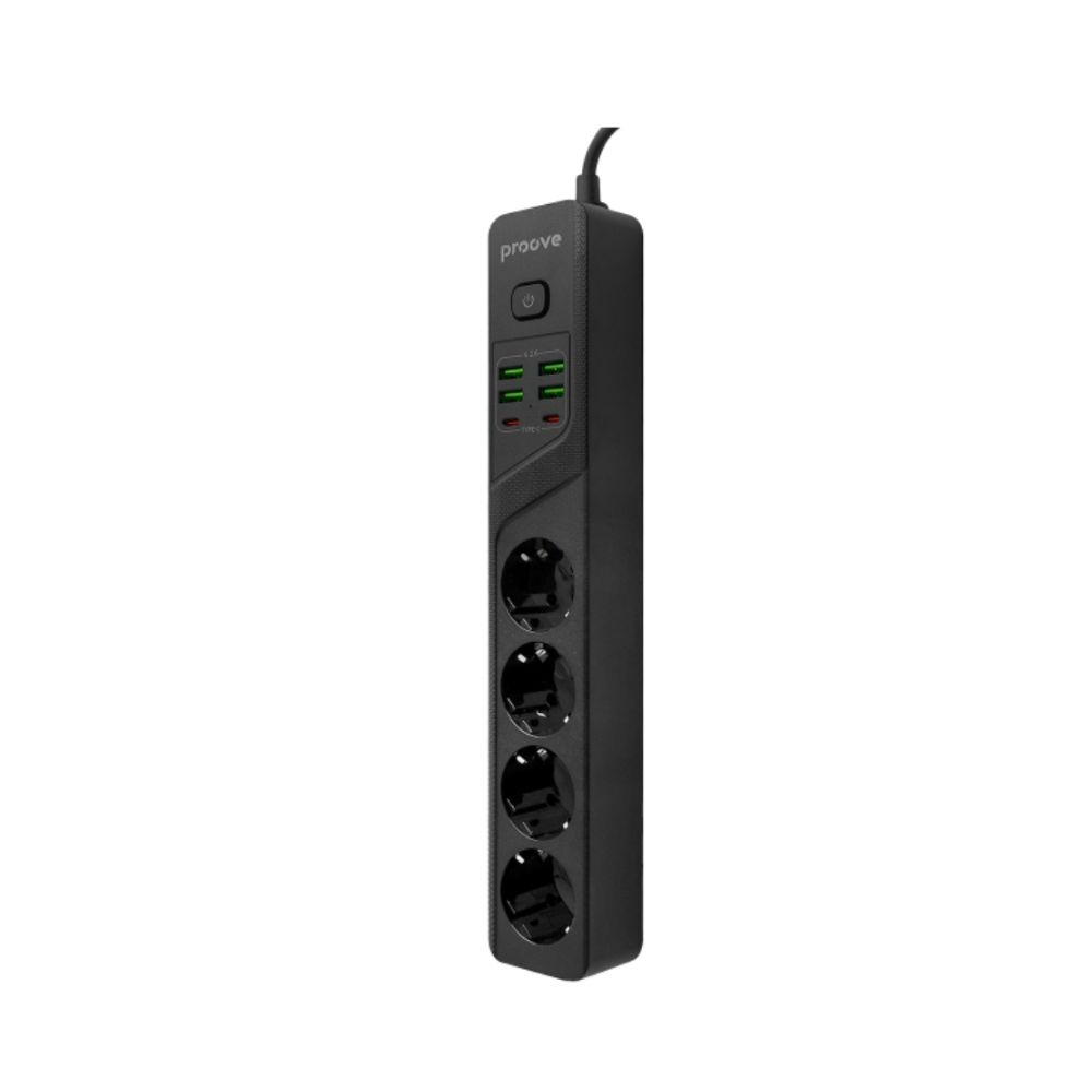 Proove Power Strip P-04 (4 sockets 4 USB 2 Type-C) 2М