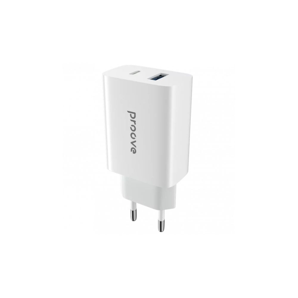 Proove Rapid 20W Dual-Port Wall Charger (Type-C + USB)