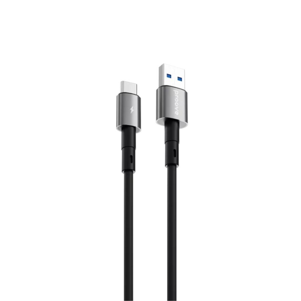 Proove Silicraft USB to Type-C 3A (1m) – Black