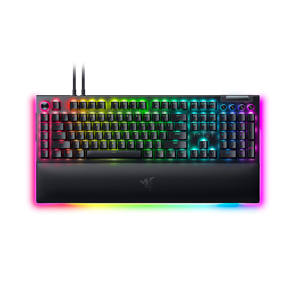 Razer BlackWidow V4 Pro – Mechanical Gaming Keyboard (Green Switch) – US Layout