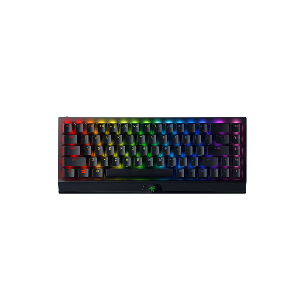 Razer-BlackWidow V3 Mini Hyperspeed Phantom Edition 65% Wireless Mechanical Yellow Linear Switch Gaming Keyboard – Black