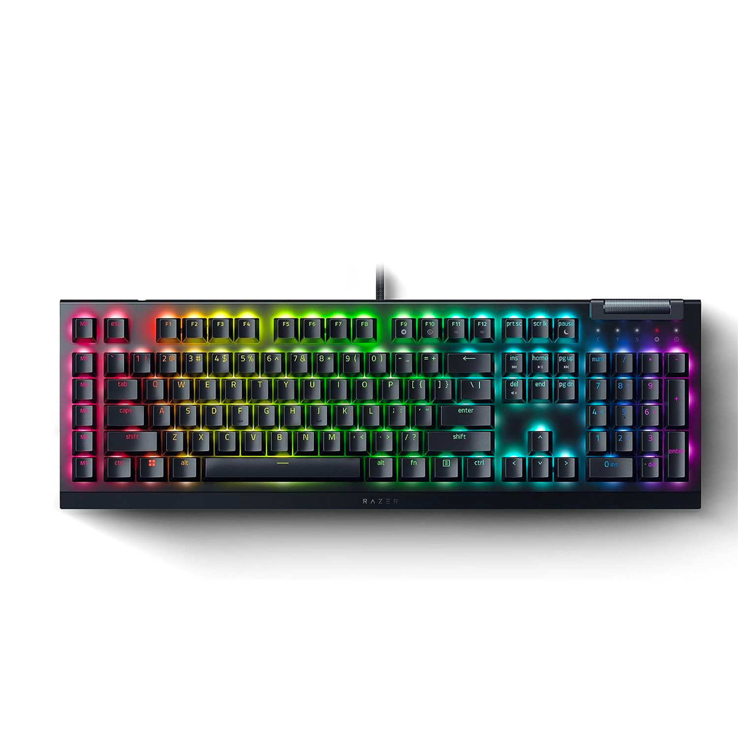 Razer BlackWidow V4 X – Mechanical Gaming Keyboard: Green Switches Tactile & Clicky
