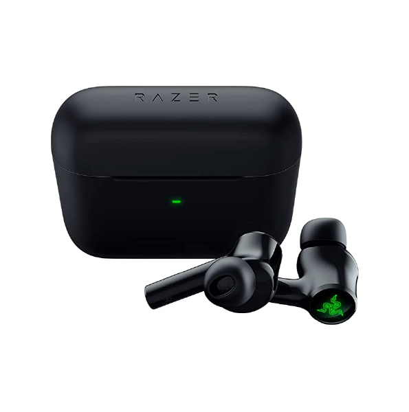 Razer Hammerhead True Wireless Bluetooth Gaming Earbuds: Chroma RGB Lighting -60ms Low-Latency- Active Noise Cancellation – Dual Environmental Noise Cancelling Microphone