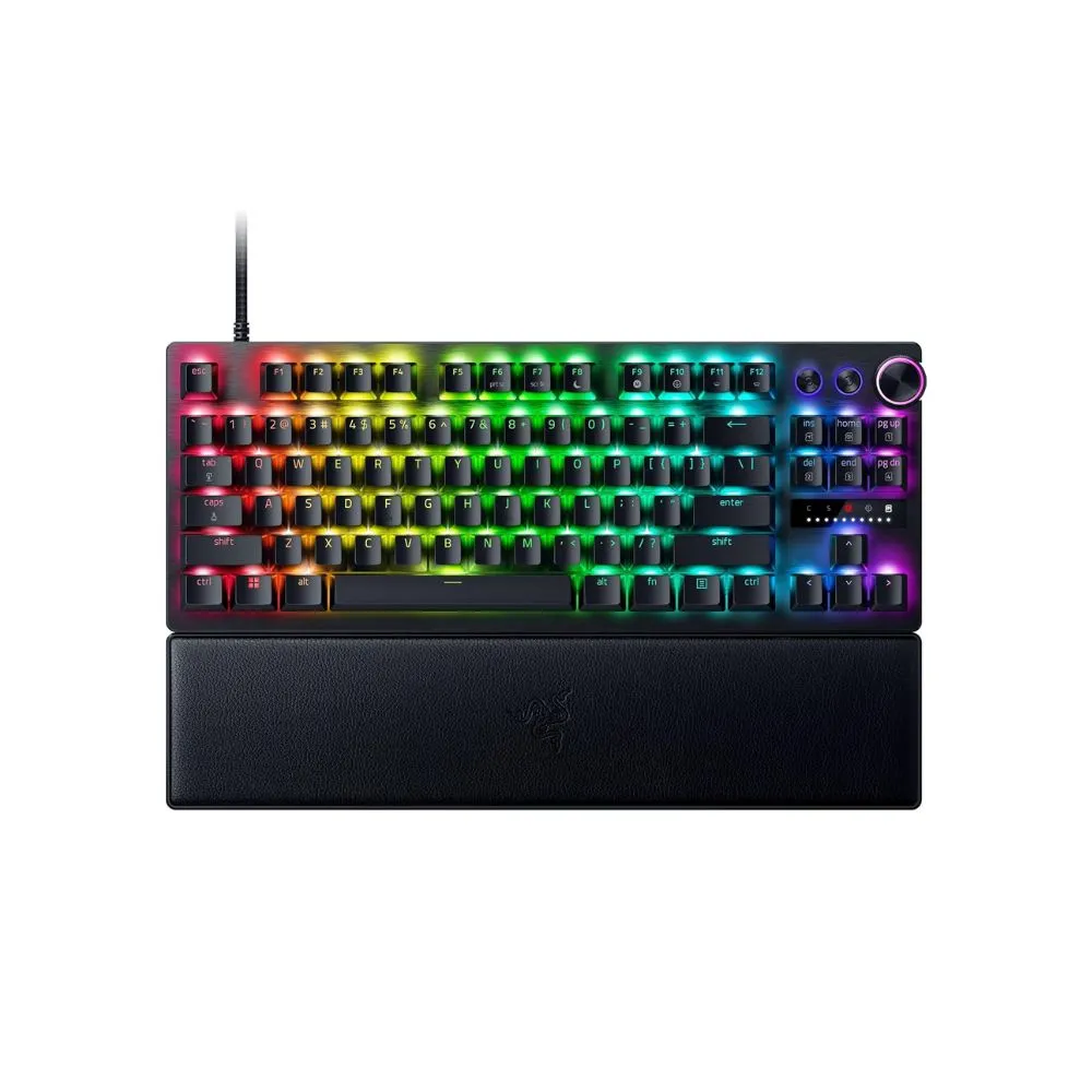 Razer Huntsman V3 Pro TKL Wired Analog Optical Gaming Keyboard – Black (US Layout)