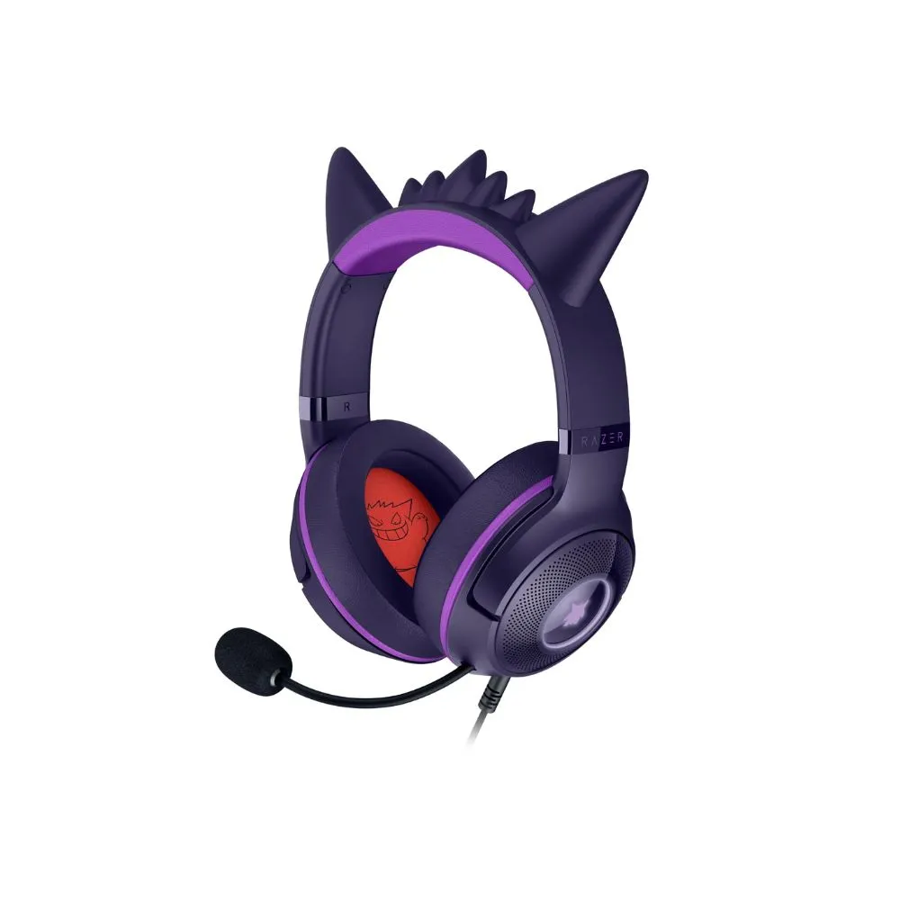 Razer Kraken Kitty V2 Wired USB Gaming Headset – Pokémon Gengar Edition