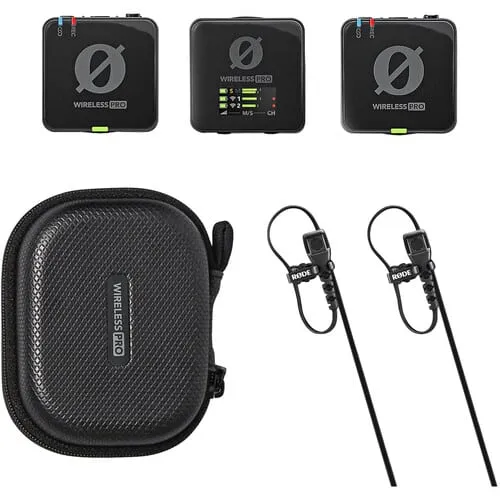 RODE Wireless PRO 2-Person Clip-On Wireless Microphone Ultimate Voice