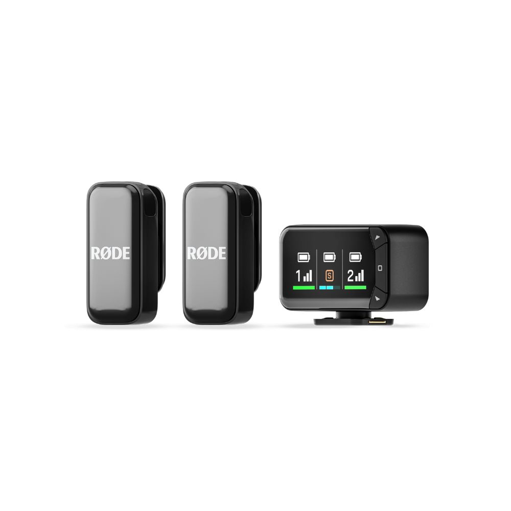 RØDE Wireless Micro Camera Kit | Ultra-Compact Dual Wireless Microphone | GainAssist & Pocket Charging Case