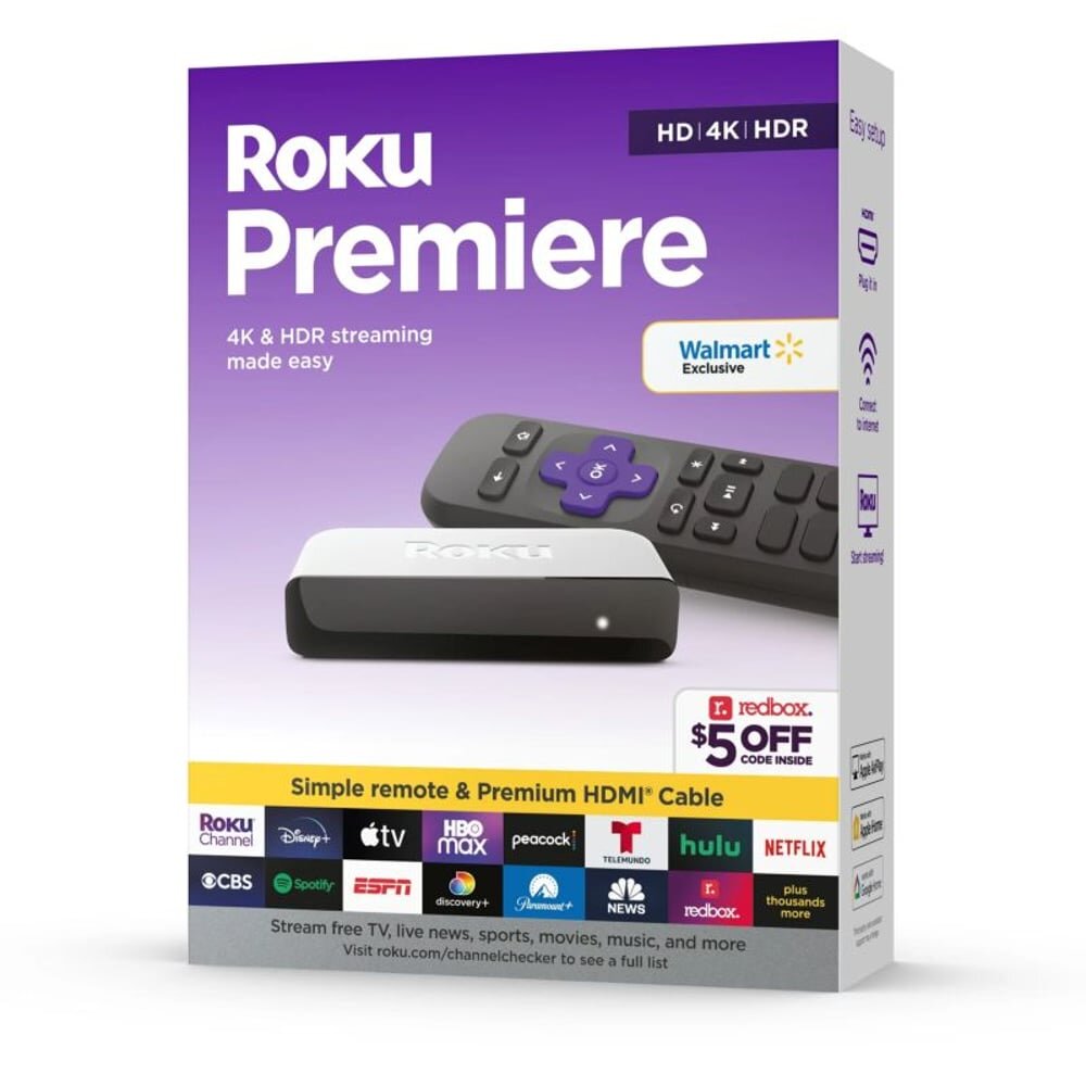 Roku Premiere 4K/HDR Streaming Media Player