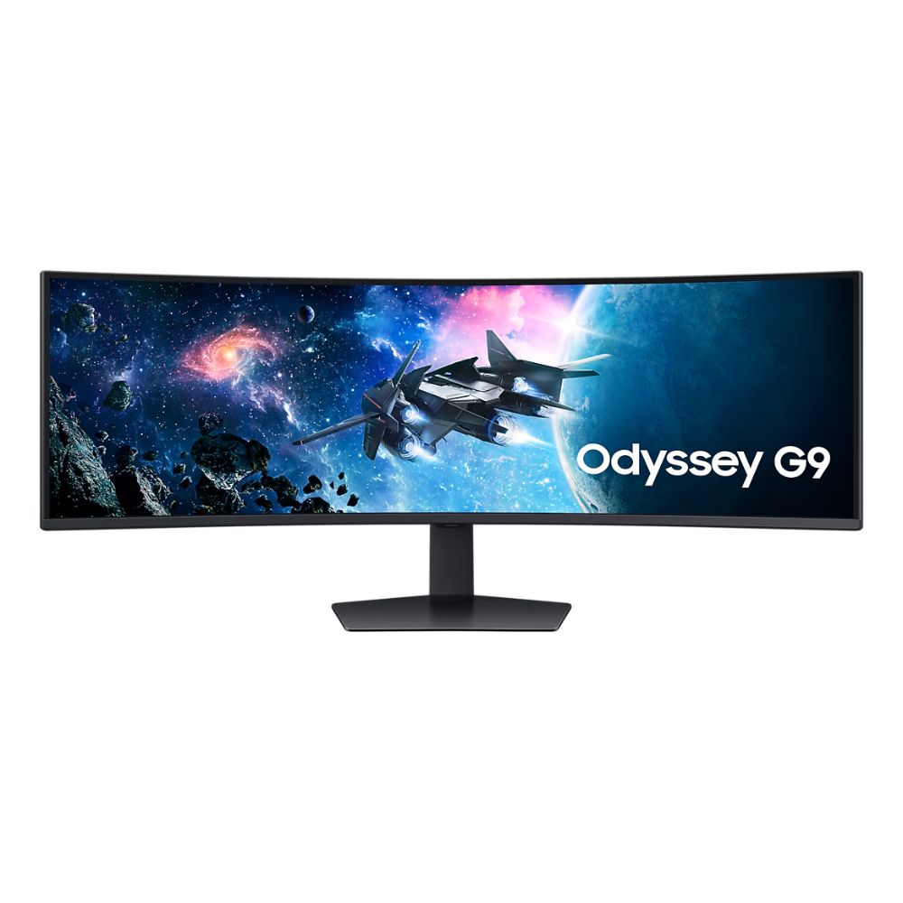 Samsung Odyssey G9 49″ DQHD 240Hz 1ms 1000R Curved Gaming Monitor with FreeSync Premium Pro – Black