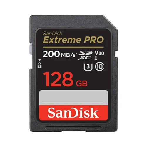 SanDisk 128GB Extreme PRO UHS-I SDXC Memory Card