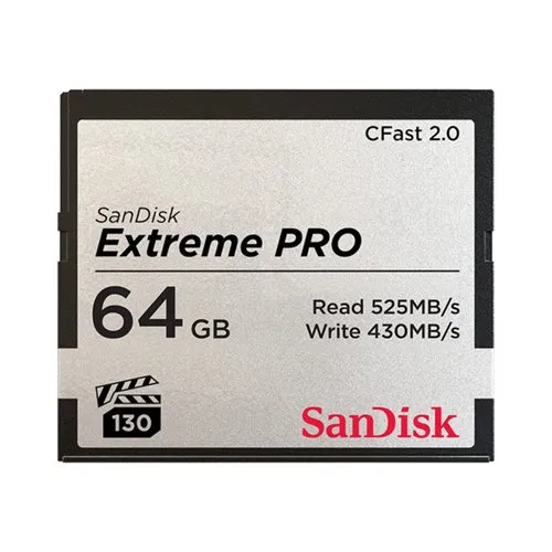 SanDisk-CFast-2.0 – 64GB Extreme PRO Memory Card