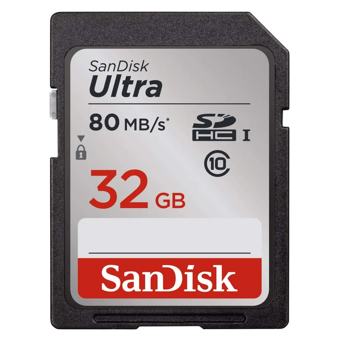SanDisk Ultra 32GB Class 10 SDHC UHS-I Memory Card up to 80MB/s
