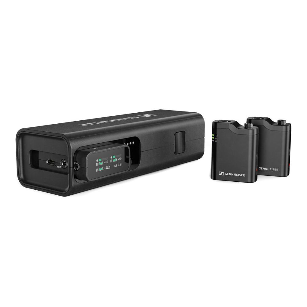 Sennheiser Profile 2-Person Clip-On Wireless Audio System/Recorder for Camera & Smartphone (2.4 GHz)