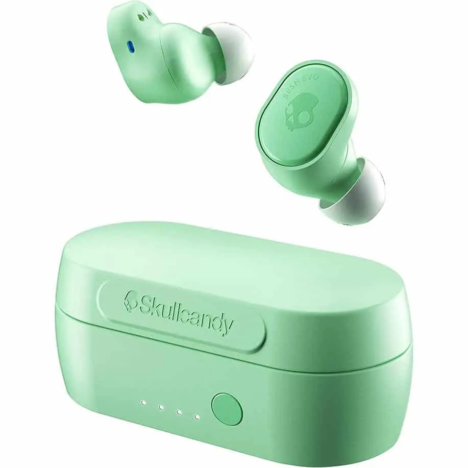 Skullcandy Sesh Evo True Wireless In-Ear Earbud – True Black/Pure Mint