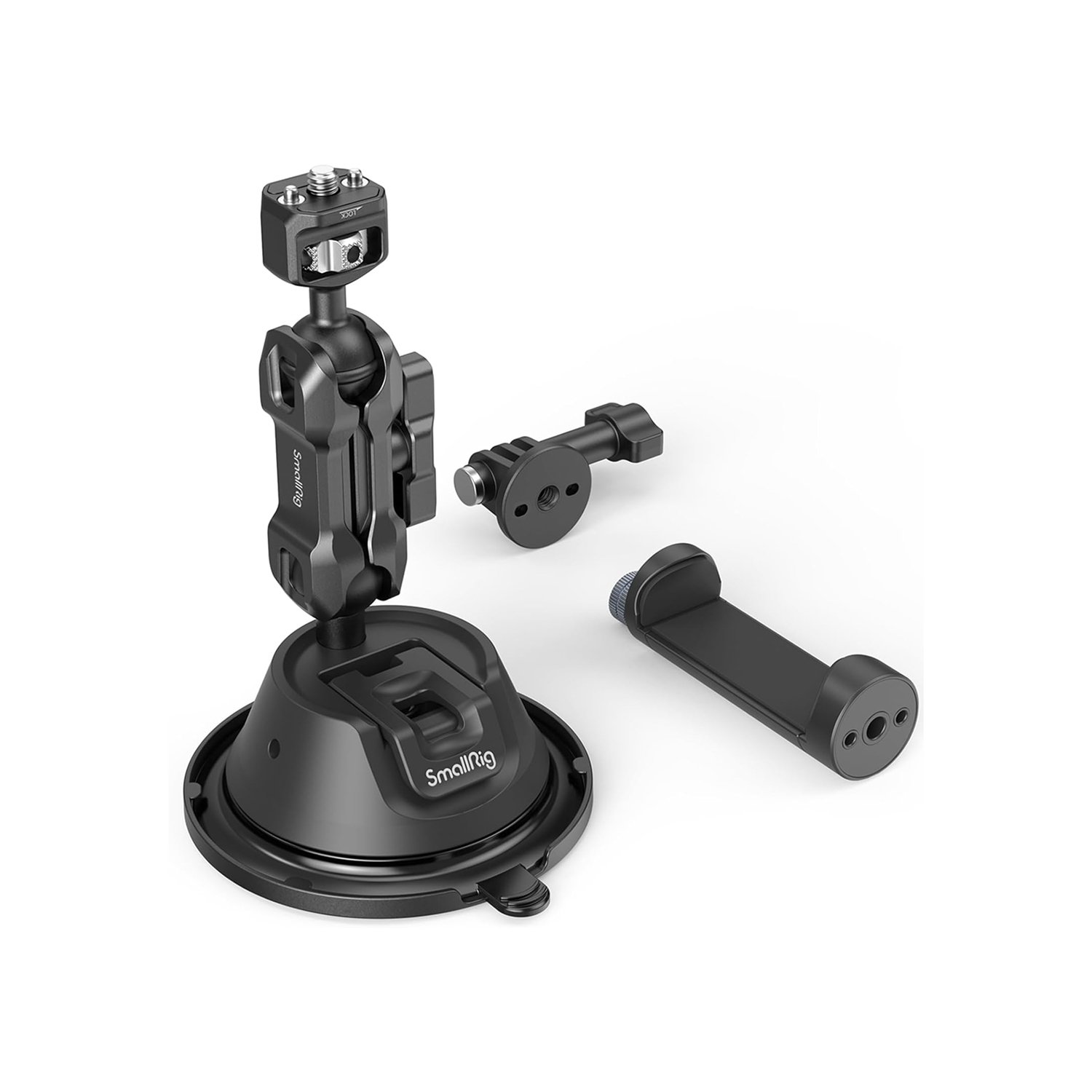 SmallRig SC-1K Portable Suction Cup Mount Kit for Action Cameras and Smartphones