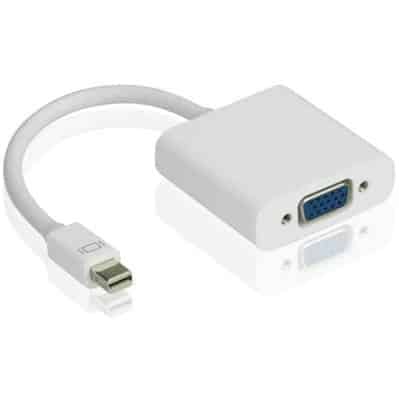 Thunderbolt/Mini Displayport to VGA Adapter for MacBook iMac MacBook Pro