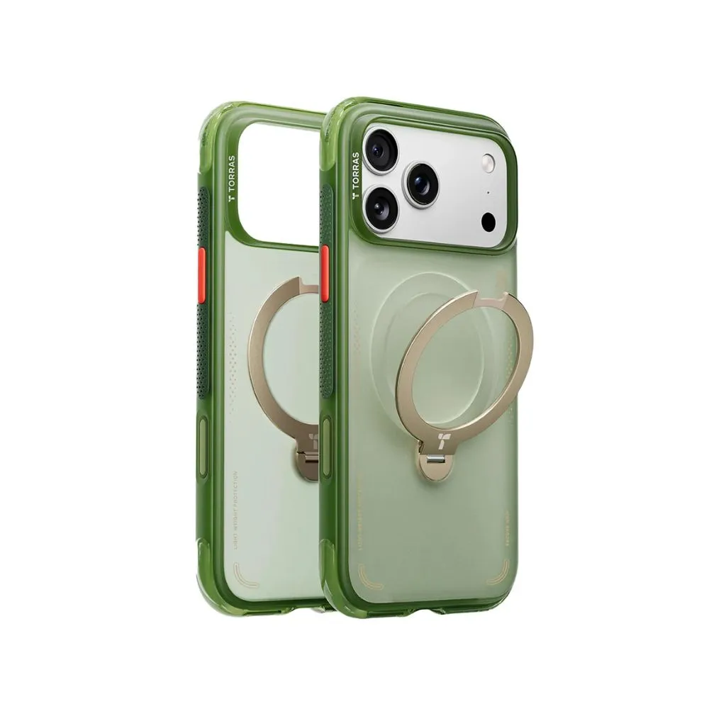 Torras Ostand Q3 Air for iPhone 17 Series – MagSafe Case with 360° Spin Stand