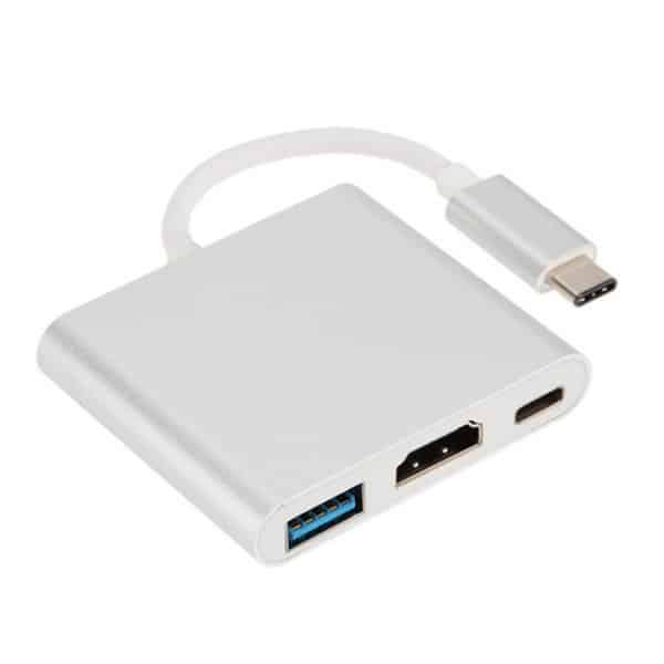 Type-C To HDMI+USB+Type-C Adapter