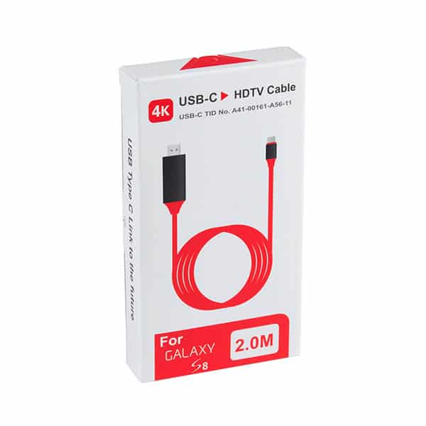 Type C USB-C to 4K HDTV Adapter Cable for Samsung & ios