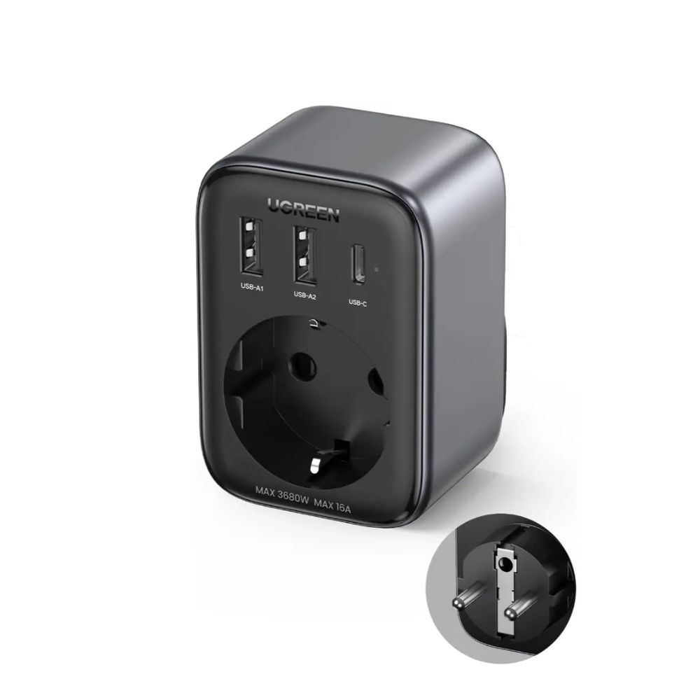 UGREEN 30W OUTLET EXTENDER CHARGER 1XAC (2A1C)