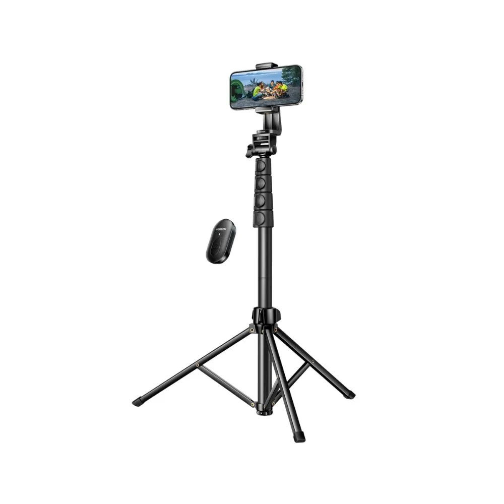 UGREEN Aluminum Phone Tripod with Bluetooth Remote