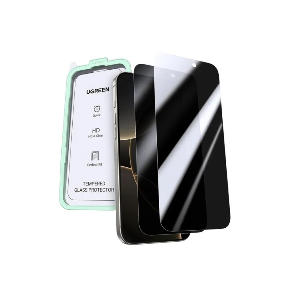 UGREEN Full Coverage Privacy HD Screen Tempered Protective Film For iPhone 16