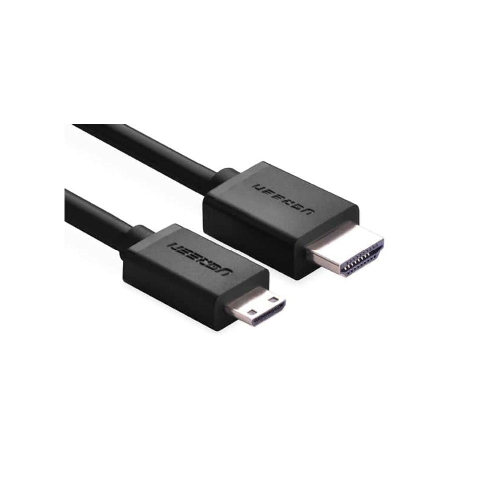 Ugreen HDMI-Mini HDMI Cable, 19 Pin, 2.0 V, 4K, 60 Hz, 30 AWG