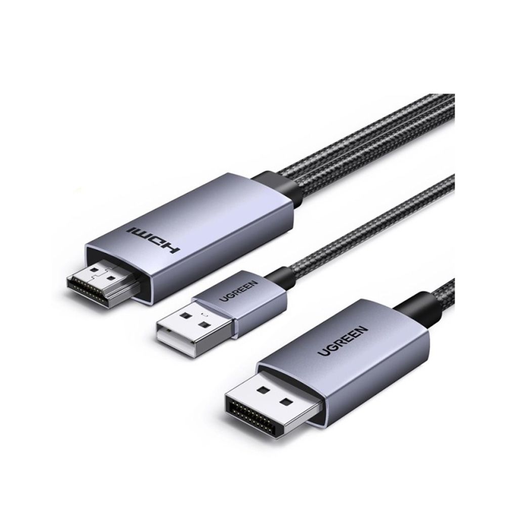 UGREEN HDMI to DisplayPort Cable, 4K@60Hz,1080P@240Hz/120Hz, Fast & Stable Transmission