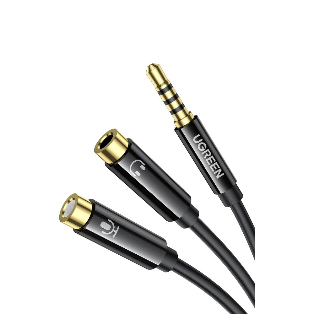 UGREEN Headset Splitter Headphone Mic Y Adapter Cable