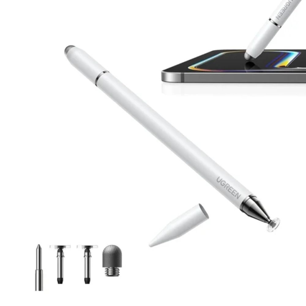 UGREEN LP952 65854 3-in-1 Universal Capacitive Stylus Pen | High-Precision Triple-Tip Design