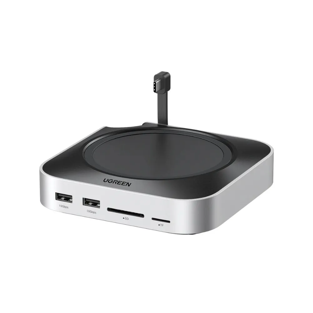 UGREEN Mac mini M4 Docking Station with NVMe SSD and USB A USB C Ports