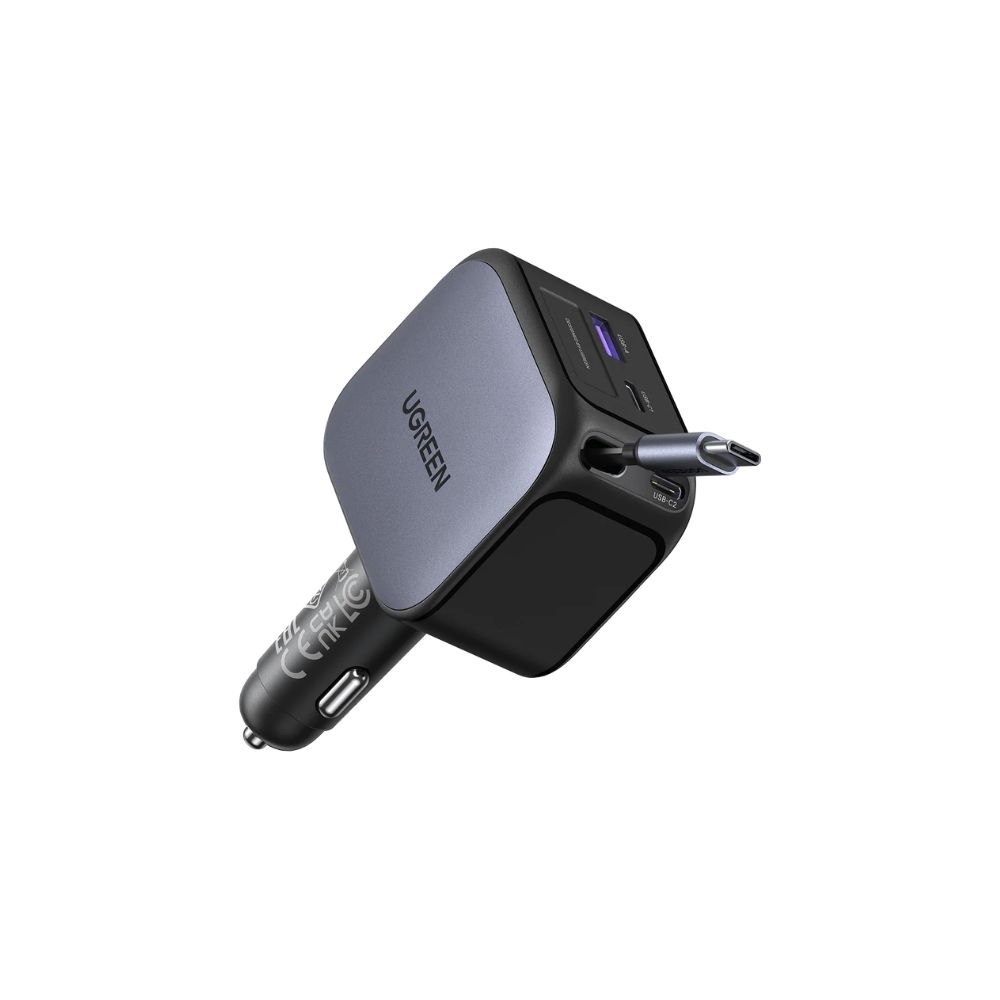 UGREEN Nexode 145W Retractable Car Charger