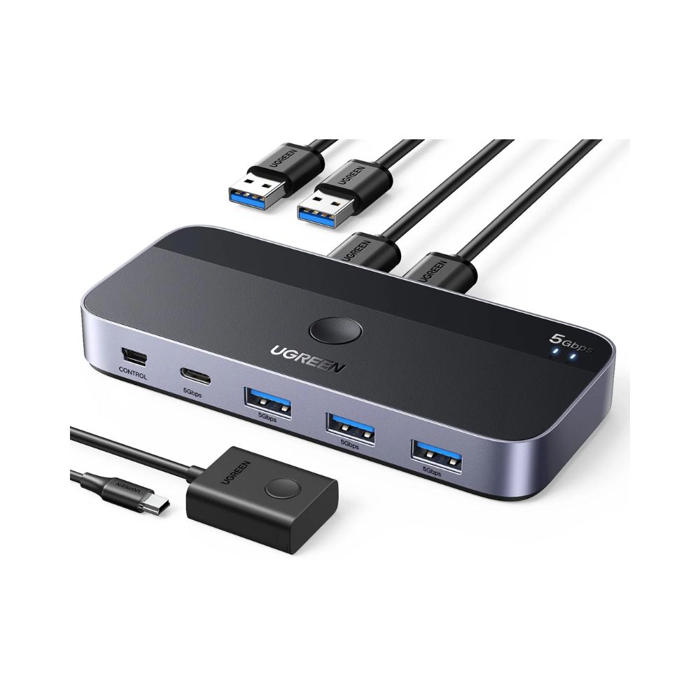 UGREEN Switch 2 Computers Sharing USB C & A Devices USB 3.0