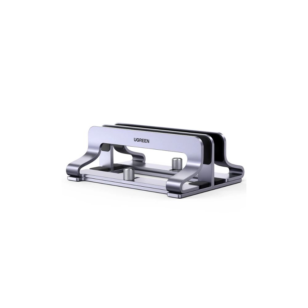 UGREEN Vertical Laptop Stand Holder Desk Dual Aluminum Dock Compatible