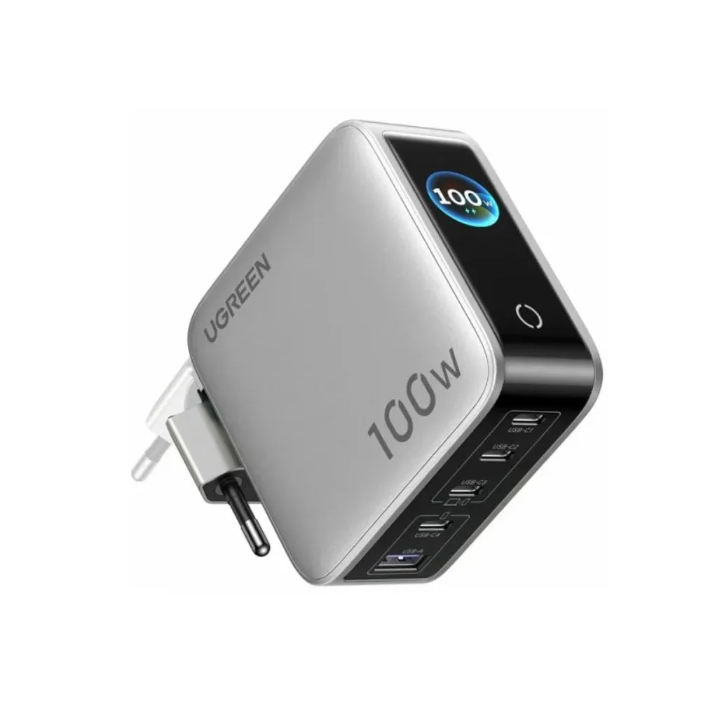 UGREEN X773 100W 5-in-1 GaN Fast Charger | Smart Digital Display